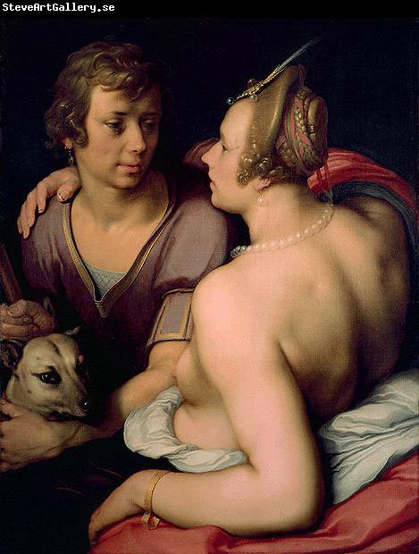 CORNELIS VAN HAARLEM Venus and Adonis as lovers